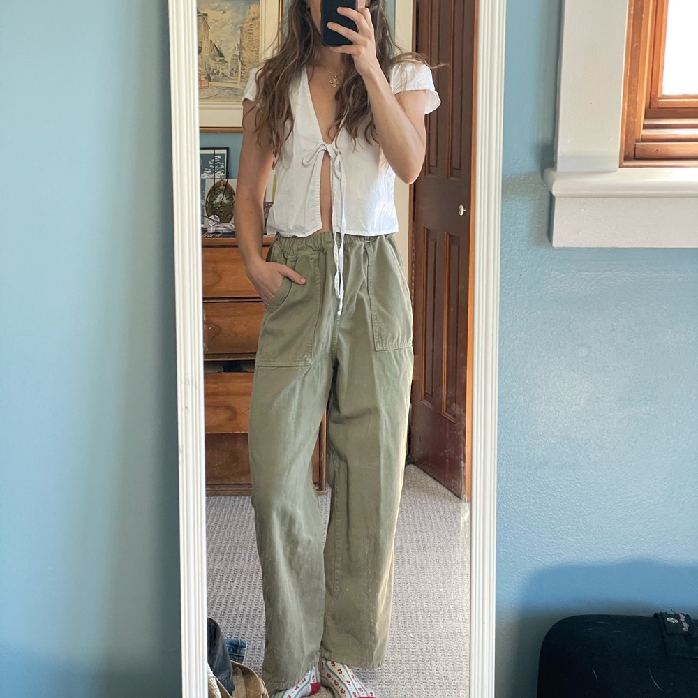 OZMA Olive Green JUNO Pants